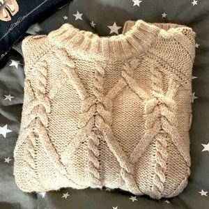 Size S H&M Cable Knit Sweater.